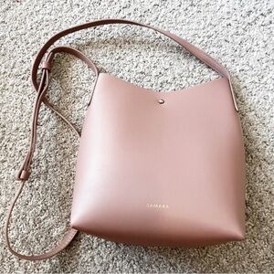 Samara Anthropologie Vegan Pink Crossbody Bag Purse Adjustable Strap NWOT